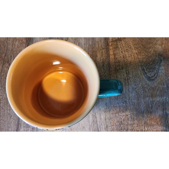 Tigger Mug RARE Disney Winnie the Pooh Green Embossed & Glitter Coffee Cup Tea - Picture 6 of 7